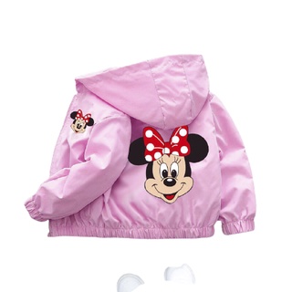 Áo gió áo khoác 2 lớp mickey cho bé gái xhn758