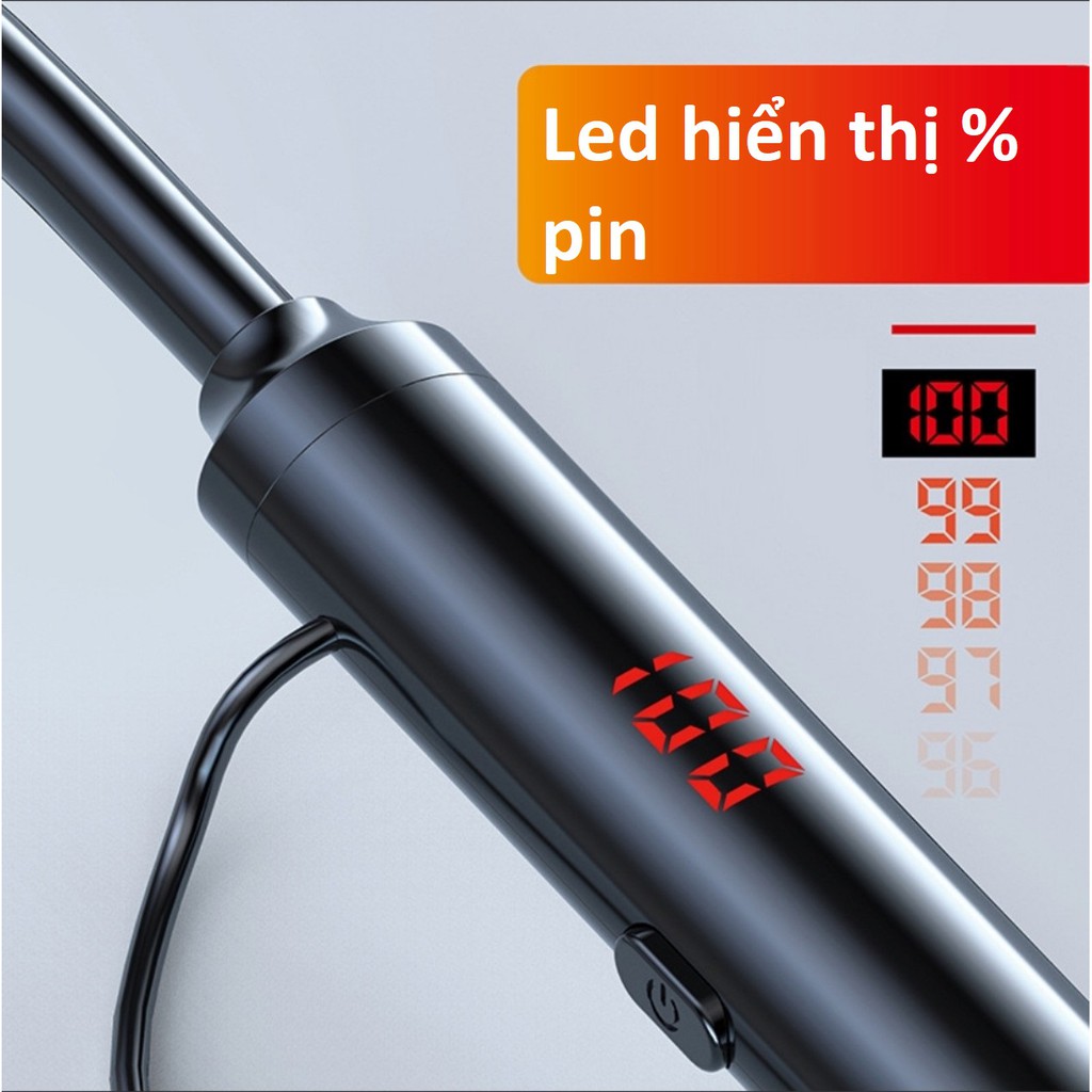 Tai Nghe Bluetooth thể thao S960 chip 5.0 Pin khủng 600mAh, Nghe Nhạc 60h ,hỗ trợ LED báo % pin, hỗ trợ khe lắp thẻ nhớ.