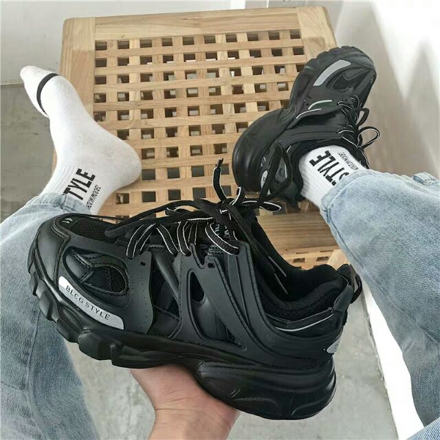 Balenciaga Grey Track Sneakers For Men Farfetch.com