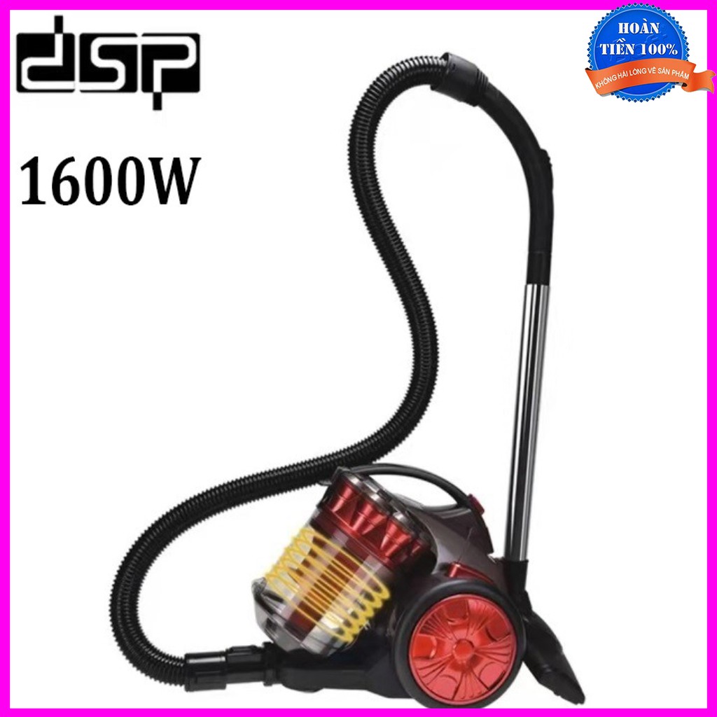 Máy hút bụi gia đình cao cấp DSP KD2014, công suất 1600W Công nghệ PowerCyclone - Hàng nhập khẩu bào hành 12 tháng