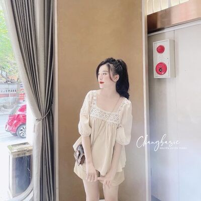 [Mã WASTCOOL giảm 15% tối đa 50K đơn 99K] BNU78 - SET CỘC ĐŨI BE PHỐI REN NỮ HOT HIT | BigBuy360 - bigbuy360.vn