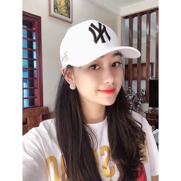 (Hàng VNXK) Mũ lưỡi trai, nón kết nam nữ NY MLP  thời trang hàng hiệu form chuẩn NEW 2021 (Ảnh thật) - NY035
