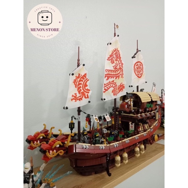 Đồ chơi lắp ráp 19059 06057 82203 Mô hình Thuyền rồng - Xếp hình thông minh