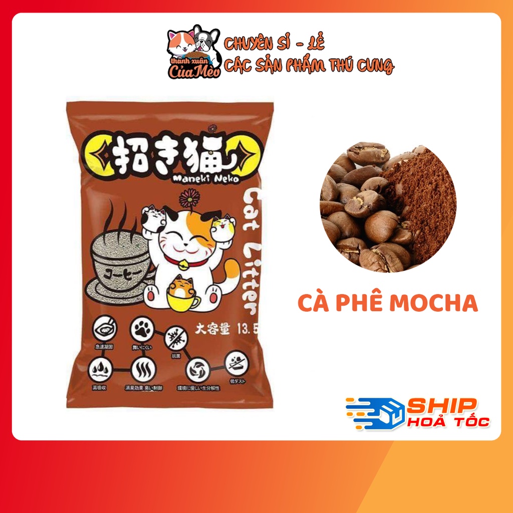 Cát Vệ Sinh Dành Cho Mèo - Maneki Neko 5L - 4 Mùi Hương