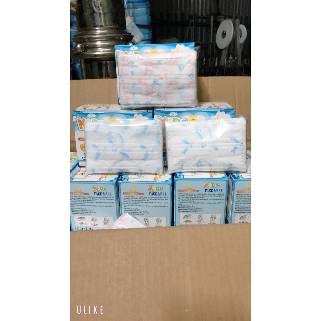 KHẨU TRANG TRẺ EM DUY ANH KIS