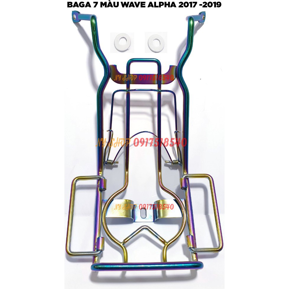 BAGA WAVE ALPHA 2017-2019 MÀU TITAN 10 LY MẪU 2019