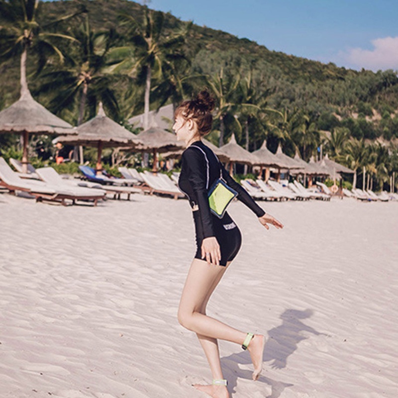Bộ Đồ Bơi Bikini Tay Dài Kín Đáo Thời Trang Cho Nữ