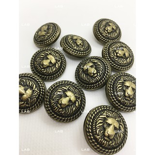 Khuy kim loại Lion (chiếc) #0202