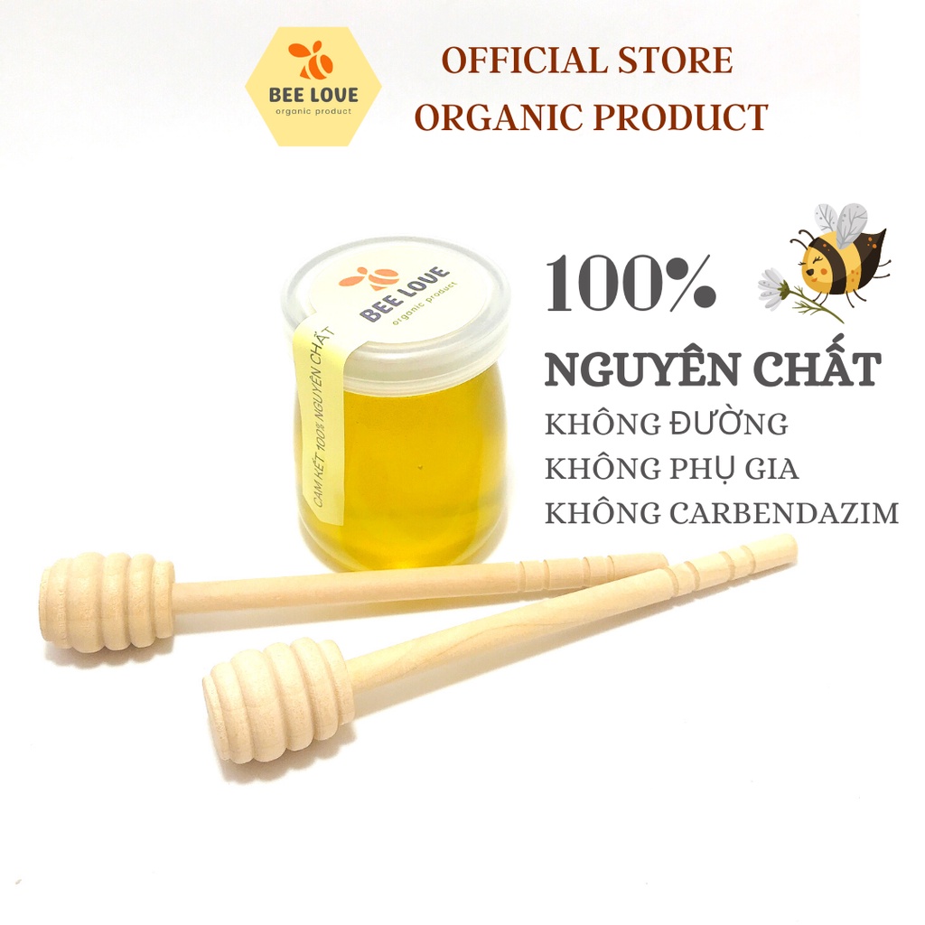 Mật ong nguyên chất hoa bạc hà BEE LOVE 100ml thành phần tự nhiên an toàn cho sức khỏe
