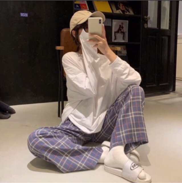 (s20) set ulzzang thể thao áo+quần sọc xuông(kèm ảnh khách mặc) | BigBuy360 - bigbuy360.vn