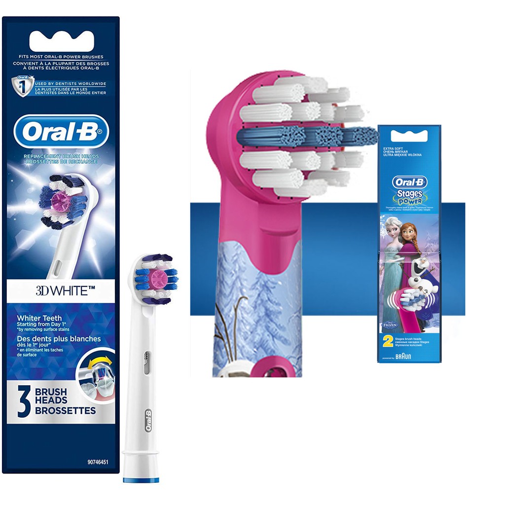 Đầu bàn chải điện trẻ em thay thế Oral B của Đức