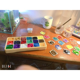 Màu dạng thạch Gouache Himi pastel hộp vàng (Pass)