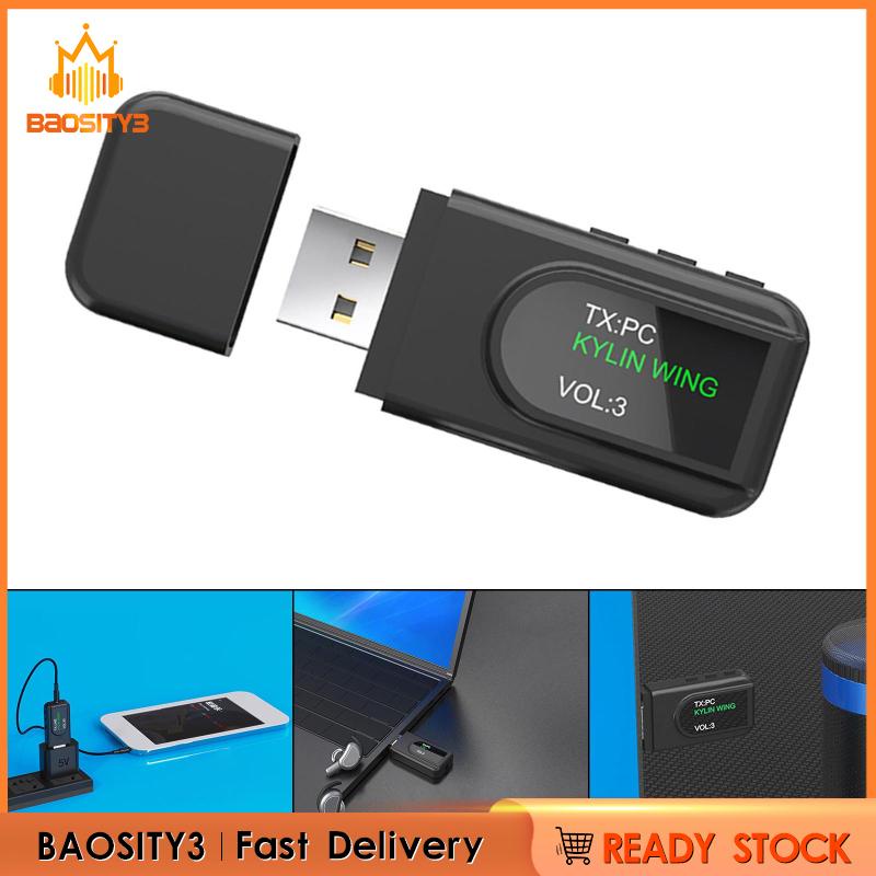 Bộ Thu Phát Bluetooth 5.0 Không Dây Cho Tai Nghe PS4 Trên Xe Hơi