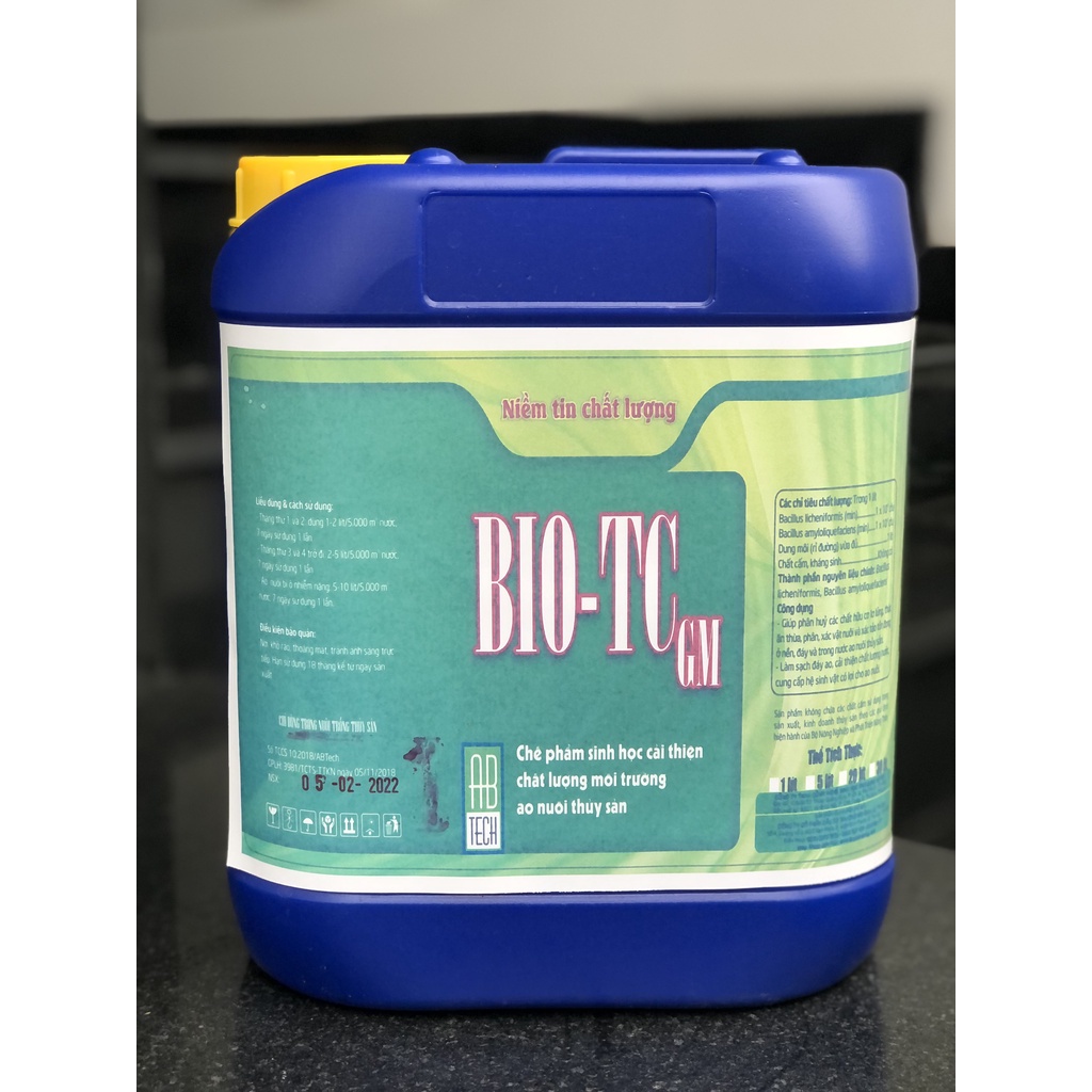 Men kháng khuẩn gây bệnh gan mủ BIO-TCGM (Can 5 lít)