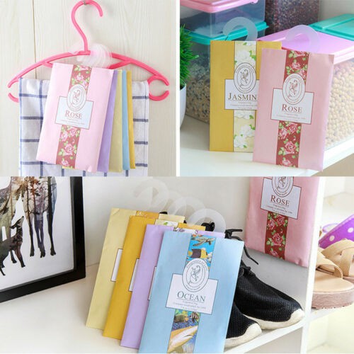 Combo 5 Túi Thơm hương hoa thiên nhiên treo tủ quần áo, ô tô