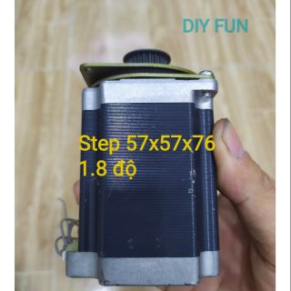Động cơ bước 57x57x76 1.8 3A độ chế CNC mini-3D Printer-Laser mini