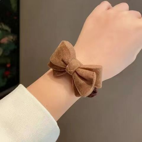 Dây Cột Tóc Hình Nơ Cỡ Lớn Phong Cách Hàn Quốc Đơn Giản Xinh Xắn