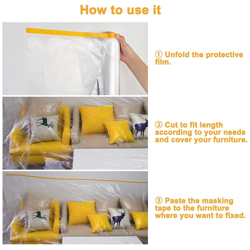 Cuộn Phim Giấy Dán Chống Rơi Đa Năng Chuyên Dụng Cho Trang Trí Nội Thất Xe Hơi