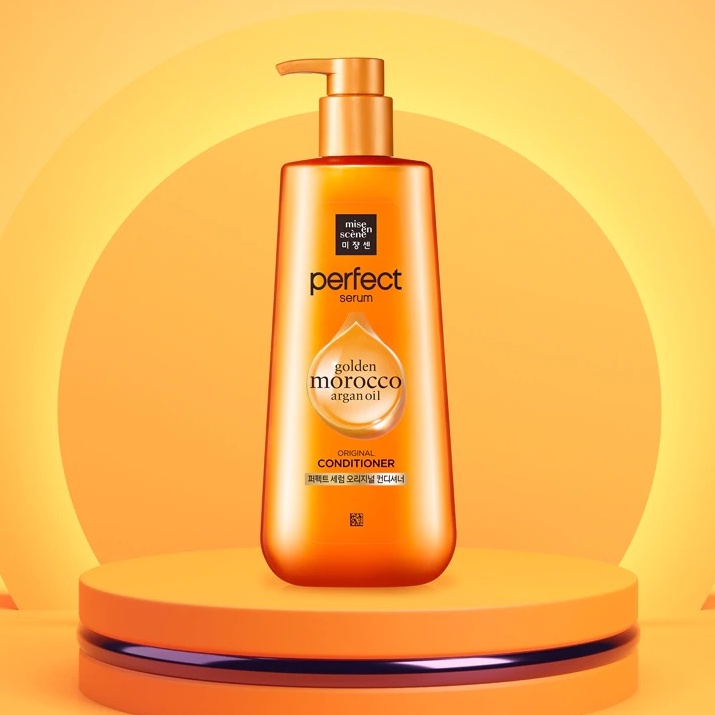 [NEW_DATE 2024] Dầu Xả Phục Hồi Hư Tổn Mise En Scene Perfect Serum Golden Morocco Argan Oil Original Conditioner 680ml