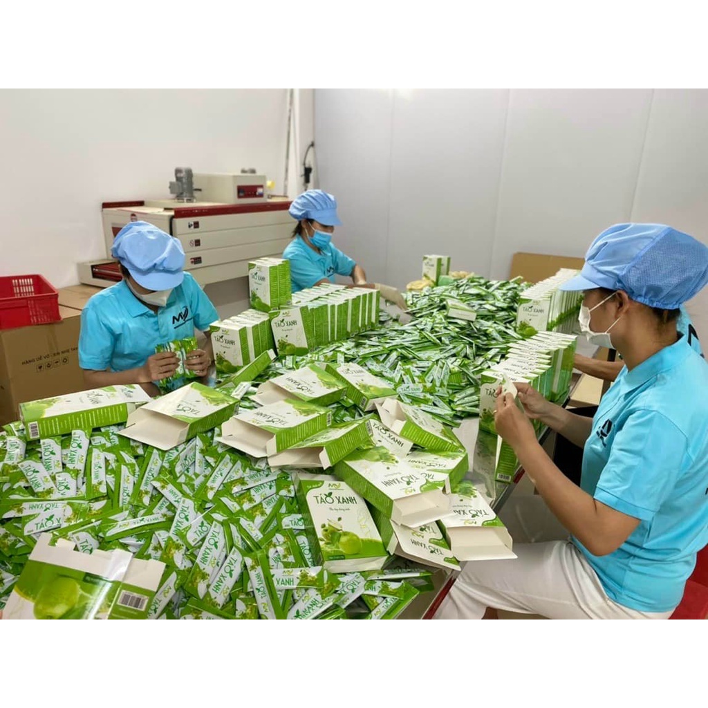 Gói dùng thử, trà thảo mộc táo xanh, giảm cân, da đẹp dáng xinh 1 gói nhỏ
