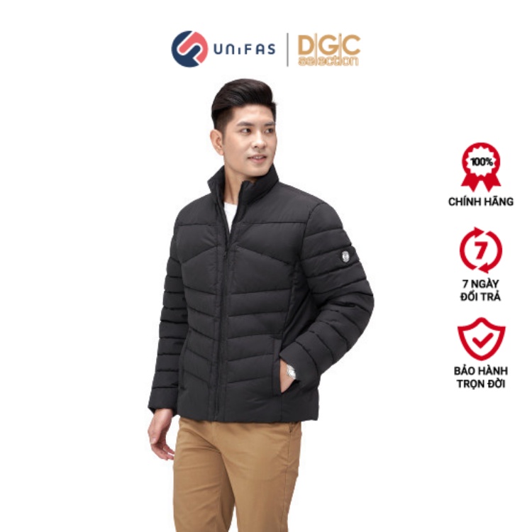 Áo khoác phao Nam 3 lớp thiết kế chần chéo chống thấm nước DGCs - WAJK2028M-S