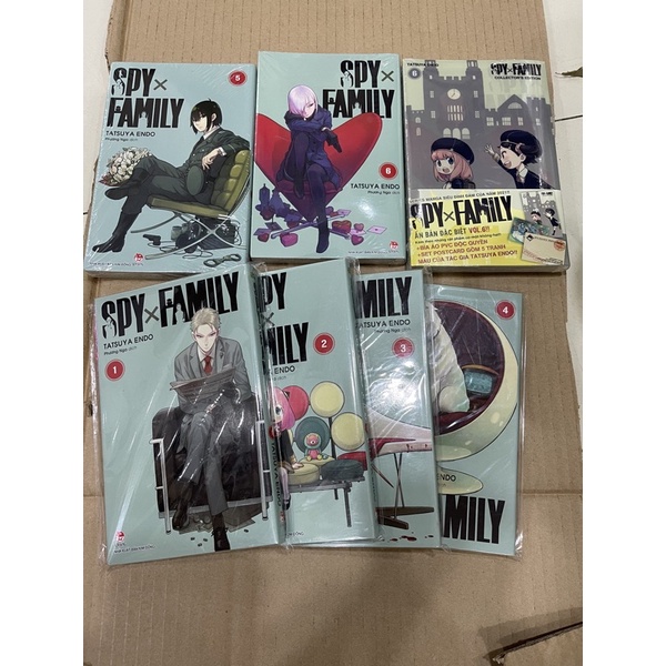 spy faimily 1-6 +6đb 1->4 không có standee