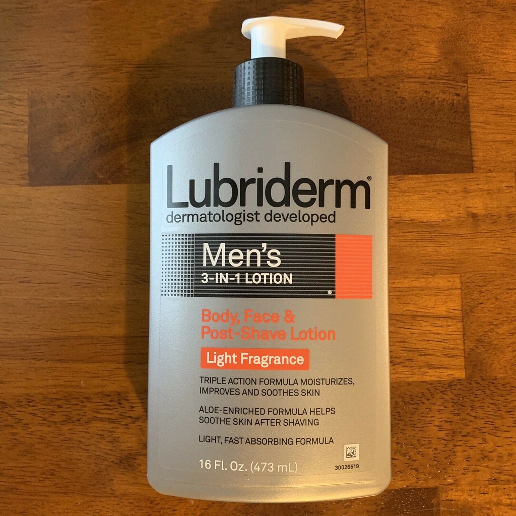 [FREESHIP] KEM DƯỠNG DA DƯỠNG THỂ LUBRIDERM MEN LIGHT FRAGANCE 473ML