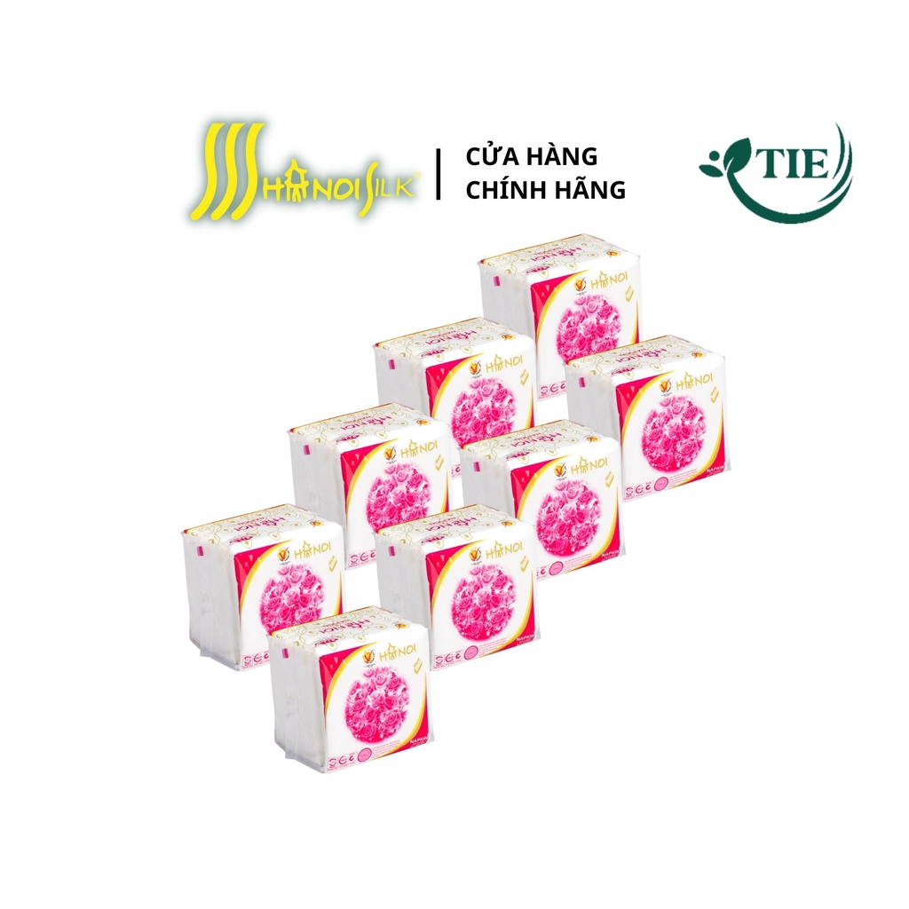 Combo 8 gói Khăn giấy ăn Napkin Hanoi Silk 220