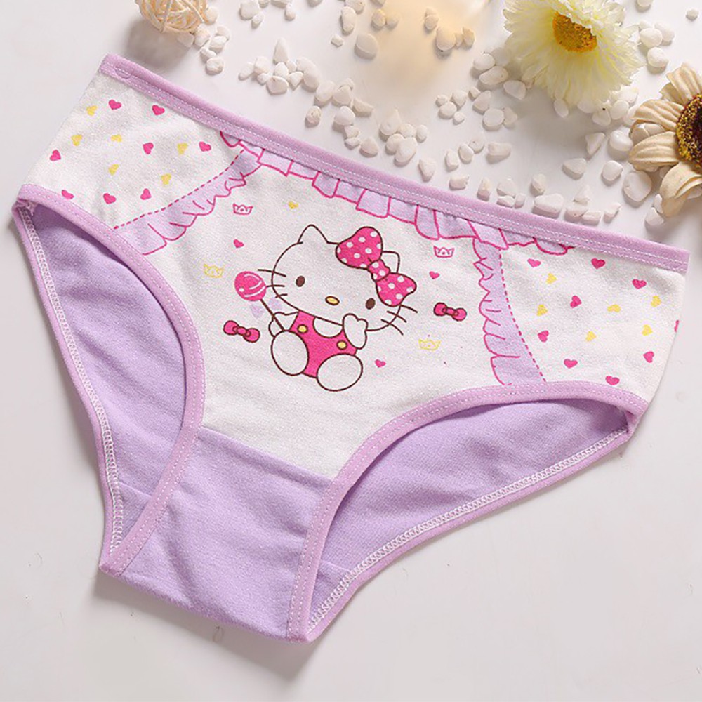 Quần Lót Cotton Hello Kitty Cho Bé Gái (2-12 Tuổi)