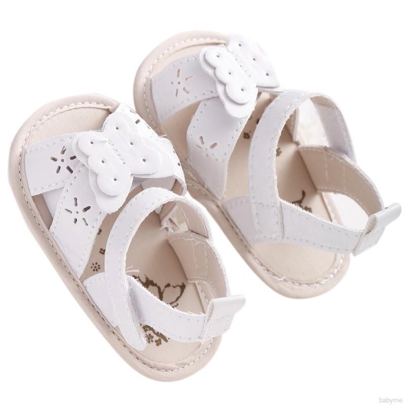 Sandals xỏ ngón đính nơ chống trượt cho bé