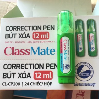 bút xóa classmate 12ml,7ml,4ml