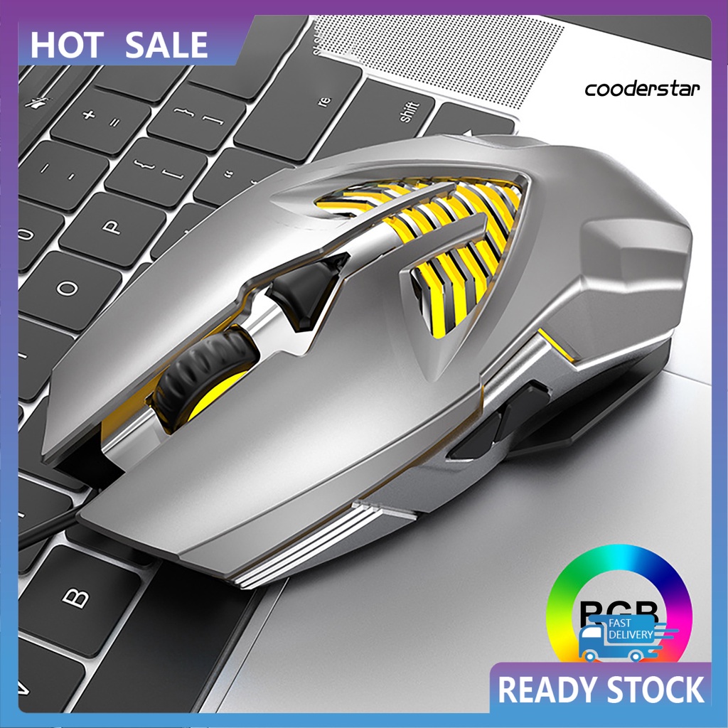 Chuột máy tính DN-PJ Q1 có dây đèn RGB 3600DPI