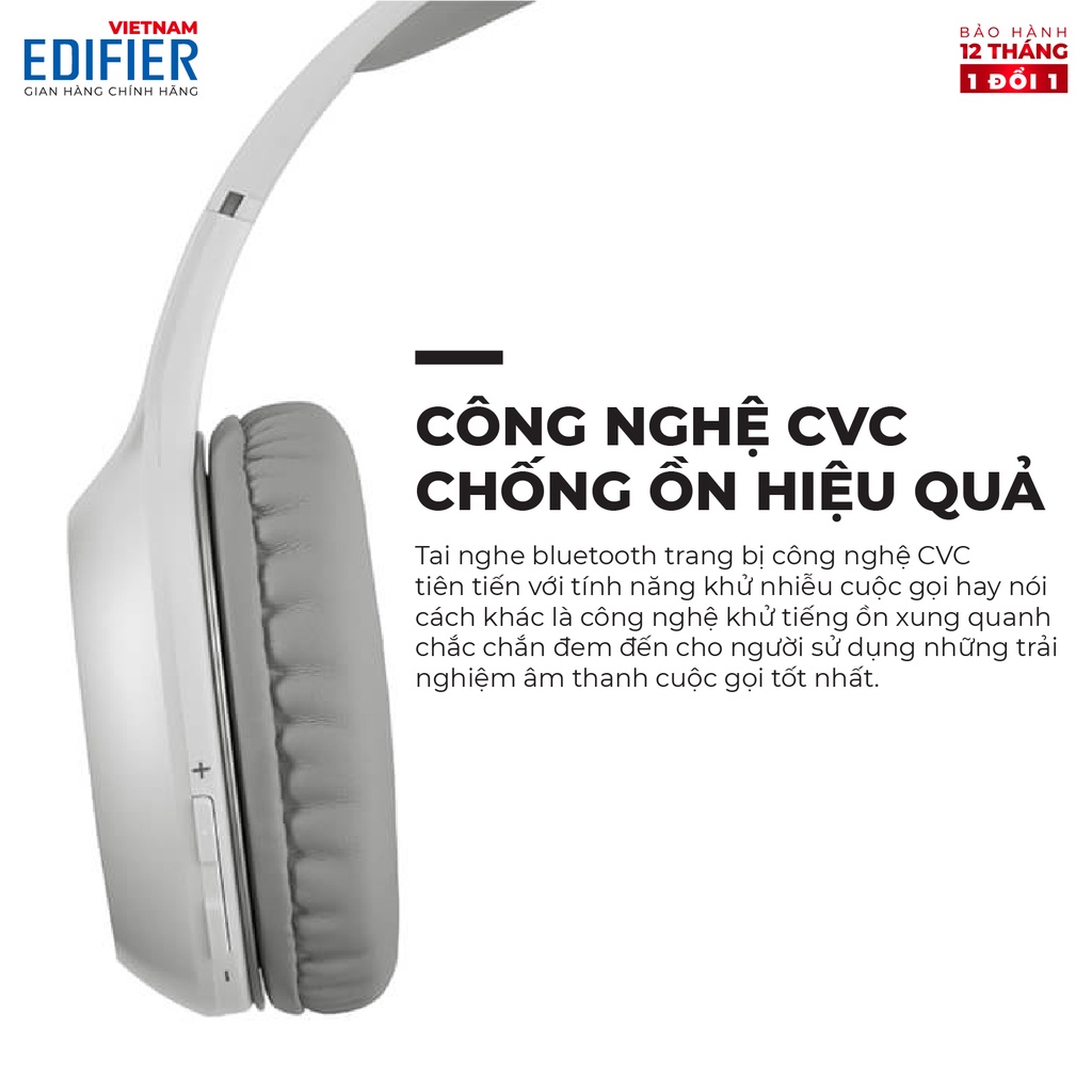 Tai nghe Bluetooth 5.1 thể thao EDIFIER W800BT Plus Chống ồn - Hàng Chính Hãng - Bảo Hành 12 Tháng