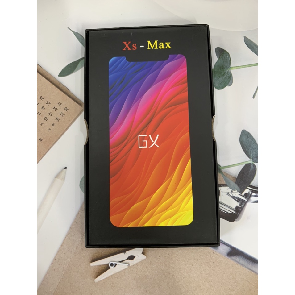 MÀNG HÌNH IPHONE XSMAX HÃNG GX OLED - BẢO HÀNH CẢM ỨNG ĐÓNG MÁY 1 NĂM