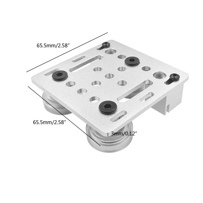 Phụ Kiện Thanh Trượt Ba Bánh Xe Chữ V Bằng Nhôm Cho Máy In 3D Tronxy 2020