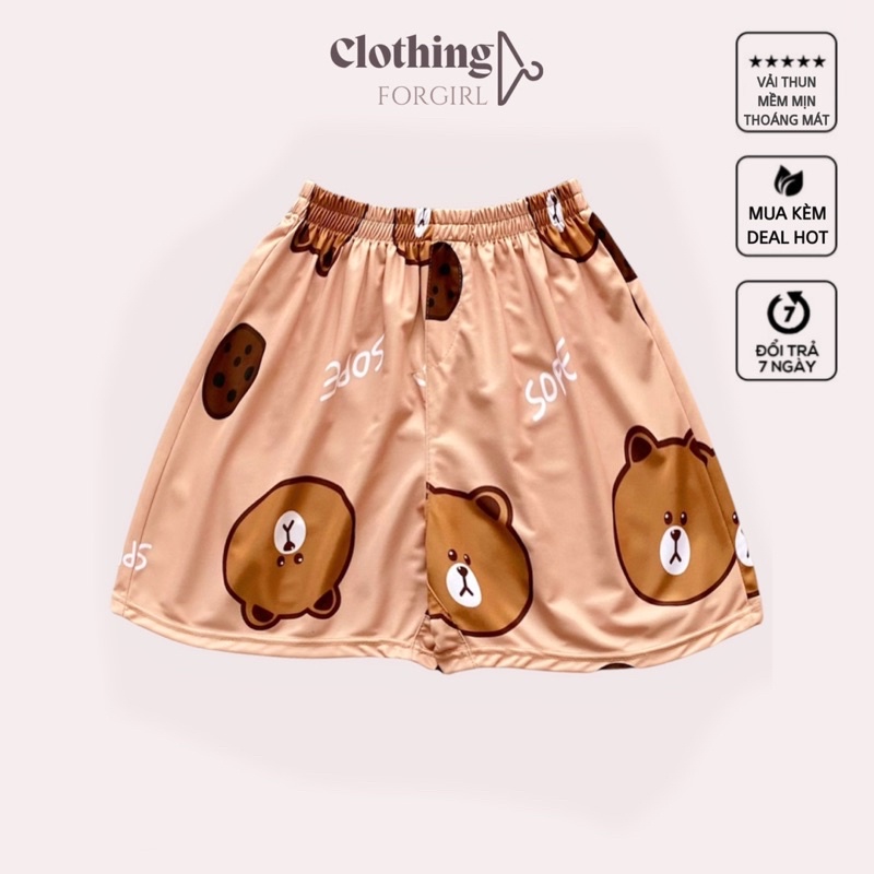 Quần đùi nam nữ nhiều mẫu form quần short ngắn vải thun thoáng mát mặc ở nhà
