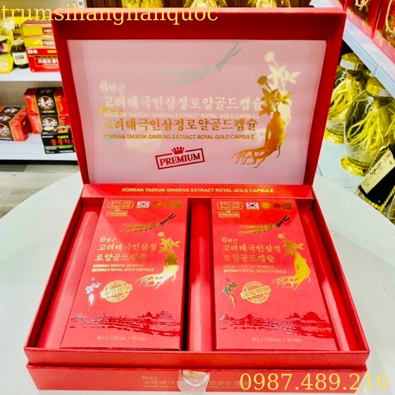 Thiên Sâm Đông Trùng Hạ Thảo Hàn Quốc Hộp 180 Viên