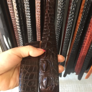 Thắt lưng da cá sấu