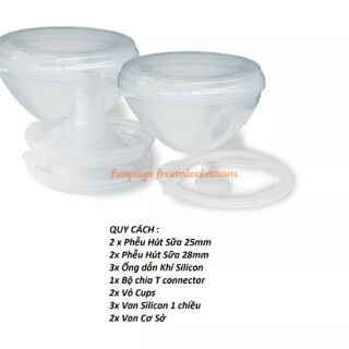 Cup hút sữa rảnh tay freemie ( phiên bản mới)