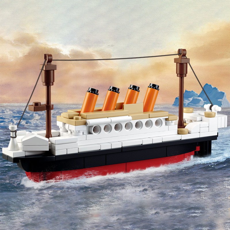 Bộ Đồ Chơi Lắp Ráp Mô Hình Tàu Titanic 3D 194 Mảnh Ghép