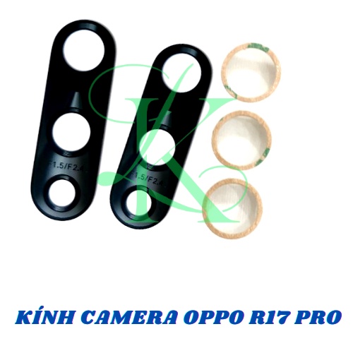Kính camera oppo R17 pro sẵn keo dán
