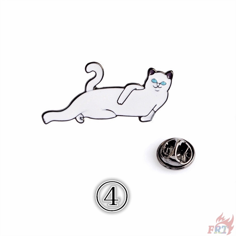 Ghim cài áo trang trí hình mèo tùy chọn chất liệu hợp kim
