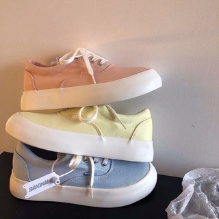 [ORDER 15 NGÀY] Giày Ulzzang màu pastel dáng thể thao basic dễ đi