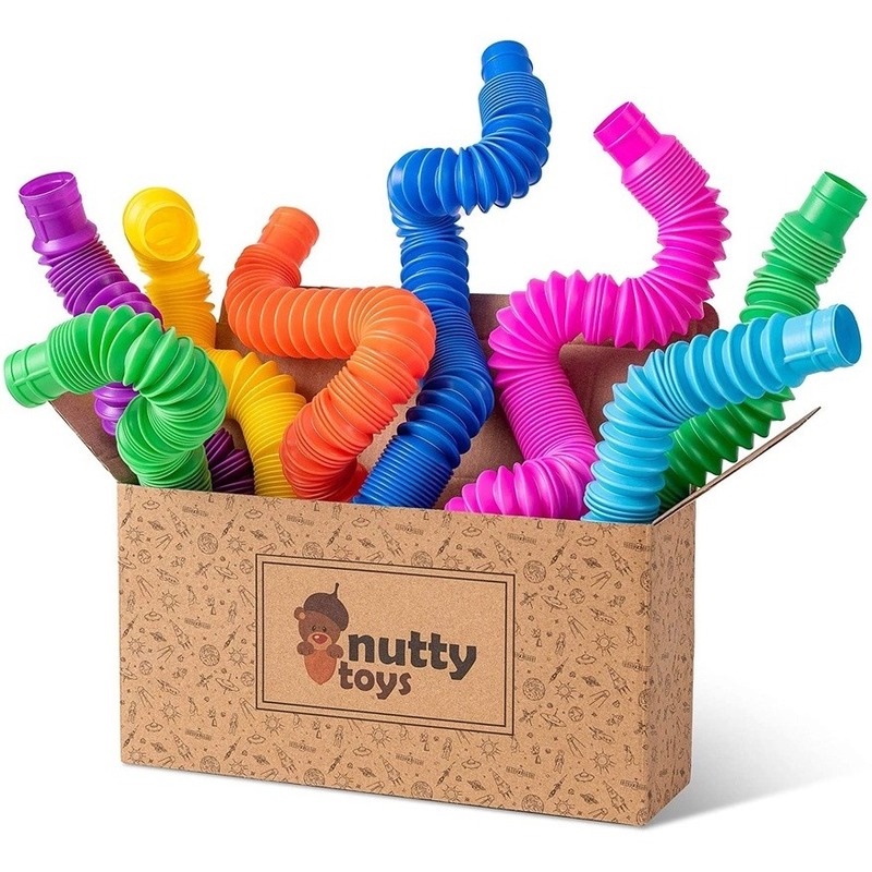 PNL Bộ Đồ Chơi Ống Pop It Giảm Căng Thẳng Đầy Màu Sắc Cho Trẻ Em DIY