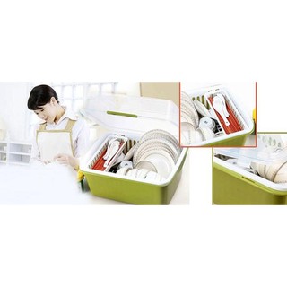 Khay úp bát đĩa  có nắp