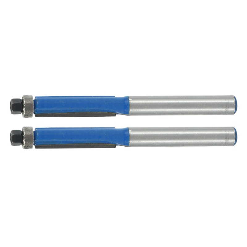 Bộ 2 Mũi Phay Router 2 Cạnh Dài 2.6 inch 1 / 4 inch x 1 / 4 inch Cho Carpenter