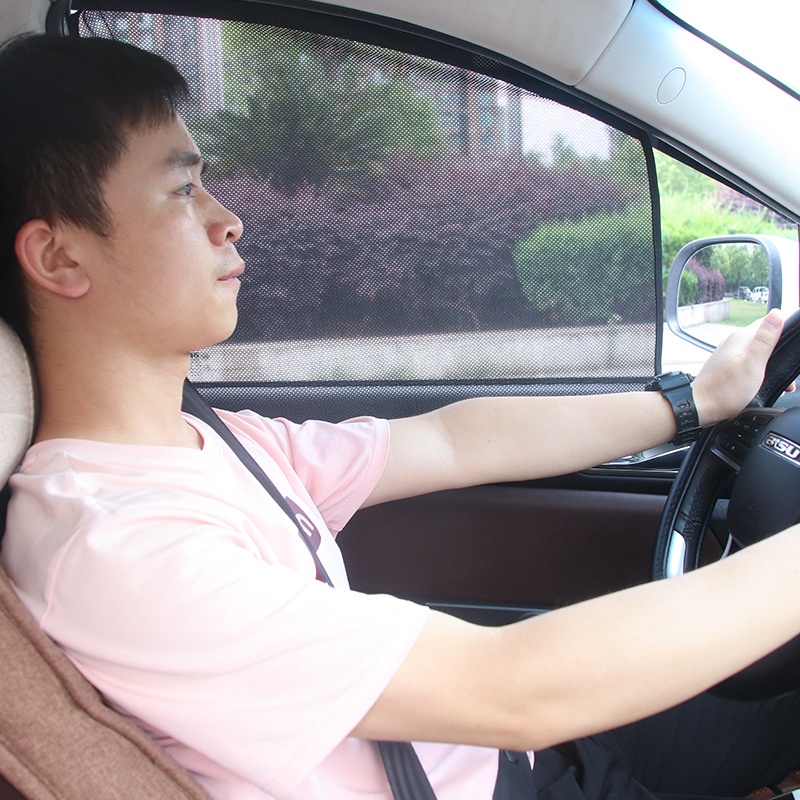 Màn Che Nắng Cửa Sổ Xe Hơi Có Nam Châm Chống Tia UV