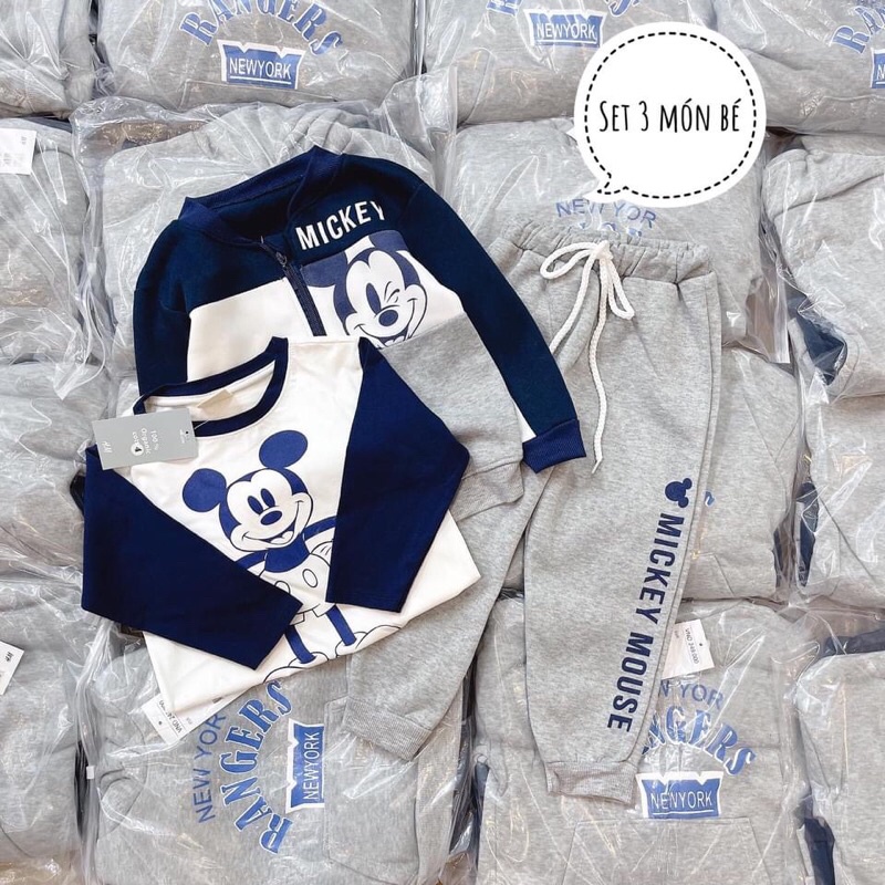 Set bộ 3 món mickey cho bé