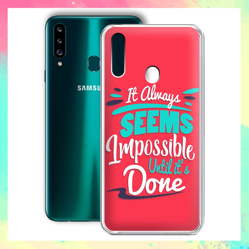 Ốp lưng Samsung Galaxy A20S in câu Quote ý nghĩa - 01245 Silicone Dẻo mẫu Độc Quyền