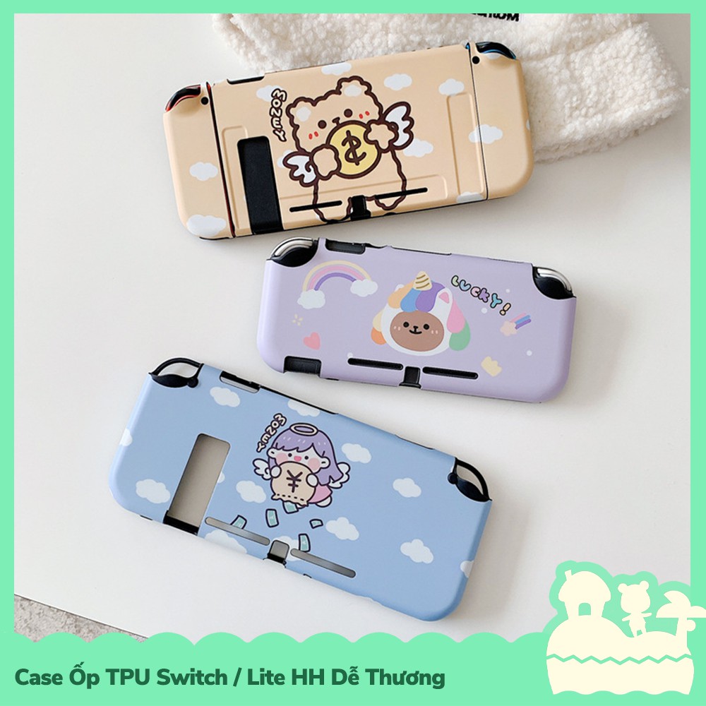 [Sẵn VN - NowShip] Phụ Kiện Case Ốp Lưng Nintendo Switch / Switch Lite TPU Dẻo Game Nhân Vật Hoạt Hình Dễ Thương